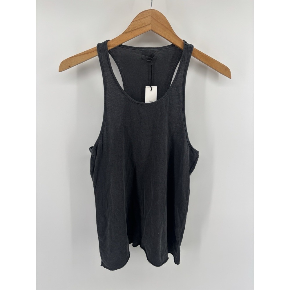 NWT Unsubscribed Racer Back Cami Tank Top Sz M 100% Cotton Preppy Classic Chic
